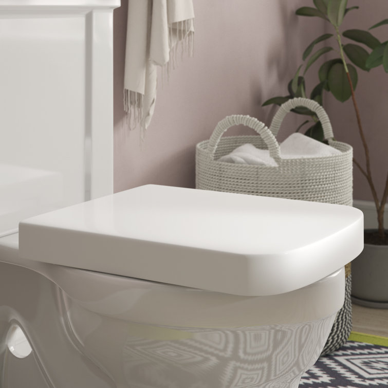 Nuie Ehrhardt Soft Close Rectangle Standard Toilet Seat & Reviews
